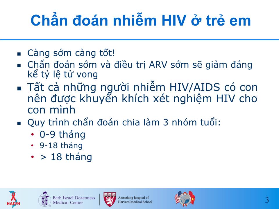 Bài giảng Điều trị ARV ở trẻ em nhiễm HIV trang 2