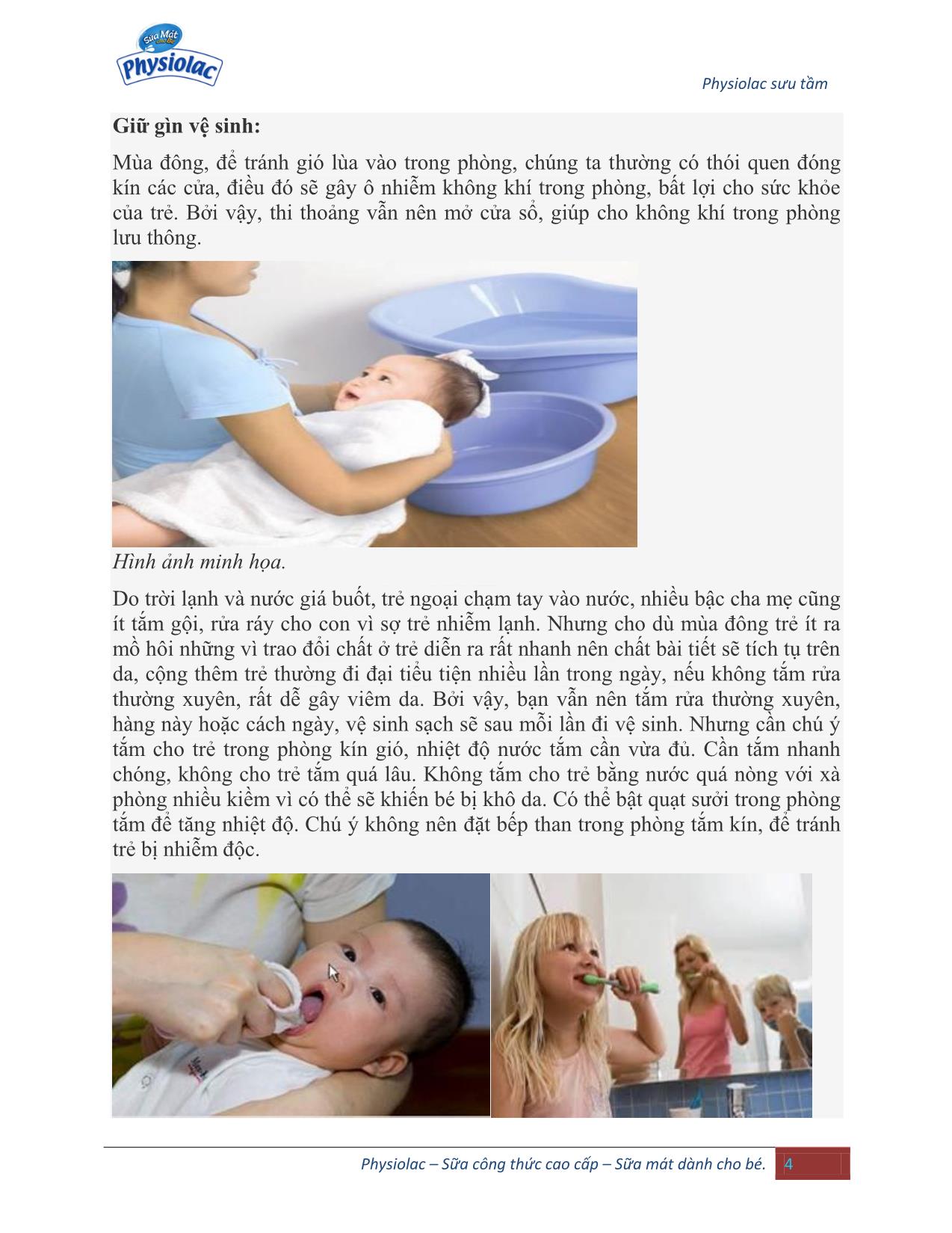 Cách chăm sóc trẻ sơ sinh vào mùa lạnh trang 4