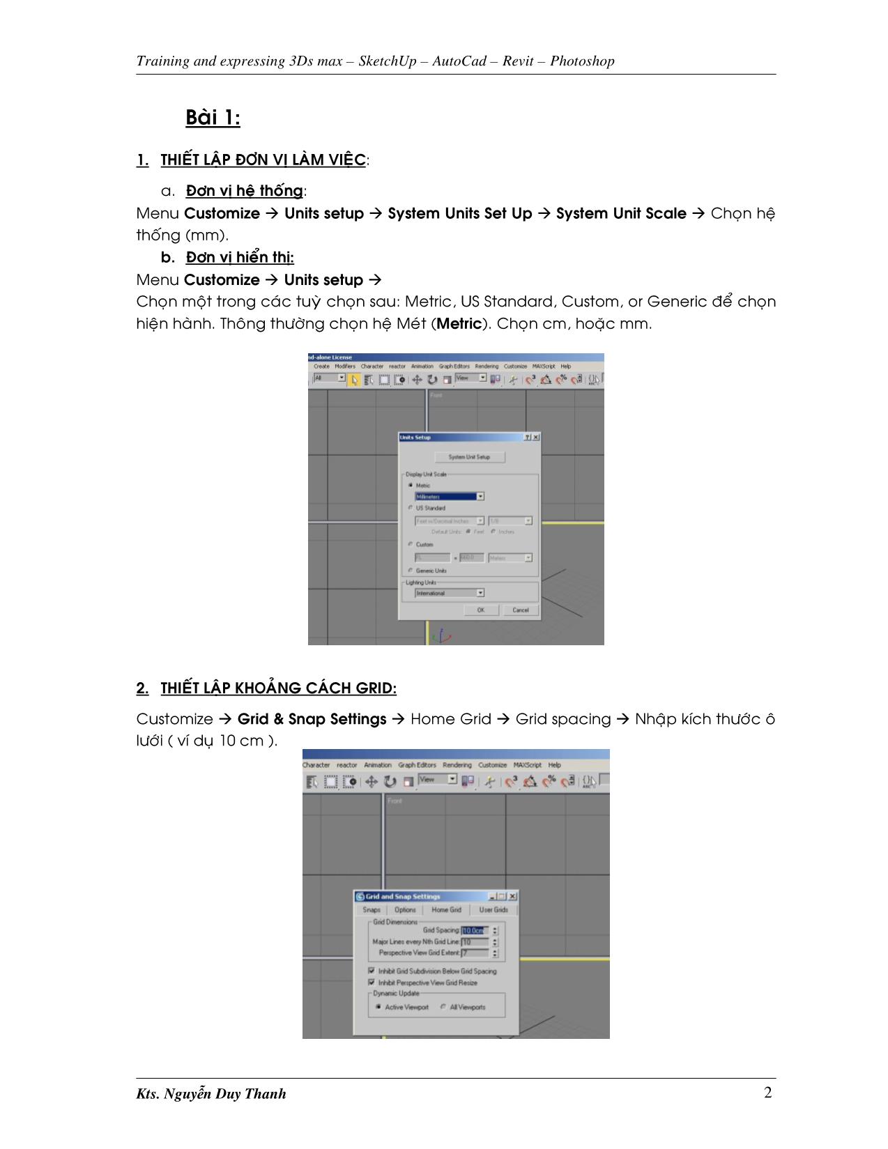 3DS Max 9.0 trang 2