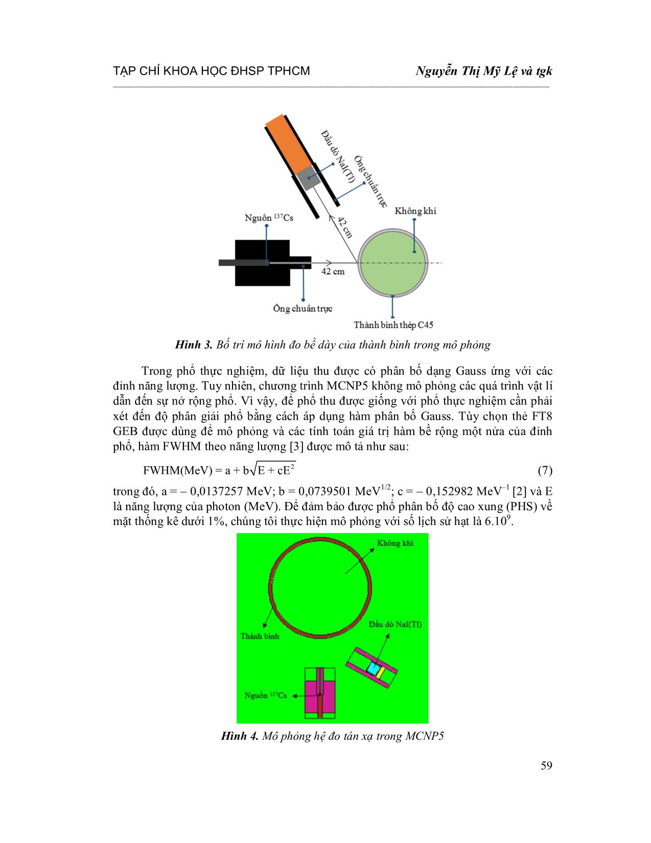 Áp dụng kĩ thuật Gamma tán xạ ngược để xác định độ dày của thành bình bằng phương pháp Monte Carlo trang 5
