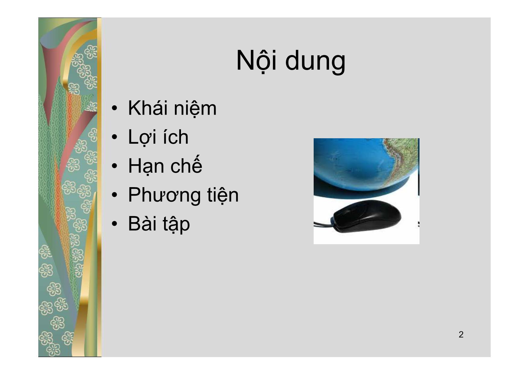 Bài giảng Các vấn đề xã hội của công nghệ thông tin - Lecture 12: Nơi làm việc ảo - Đào Nam Anh trang 2