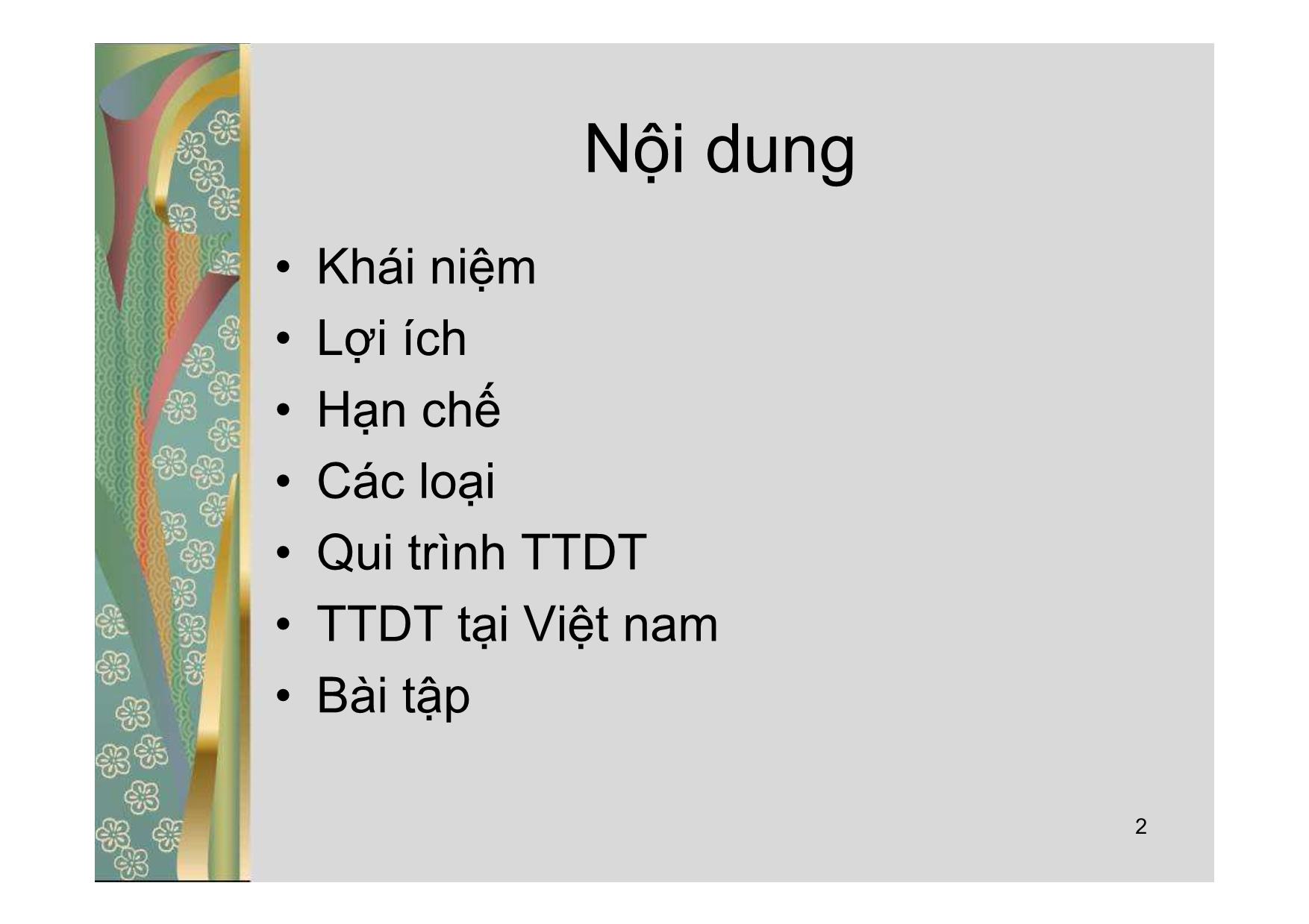 Bài giảng Các vấn đề xã hội của công nghệ thông tin - Lecture 9: Thanh toán điện tử - Đào Nam Anh trang 2