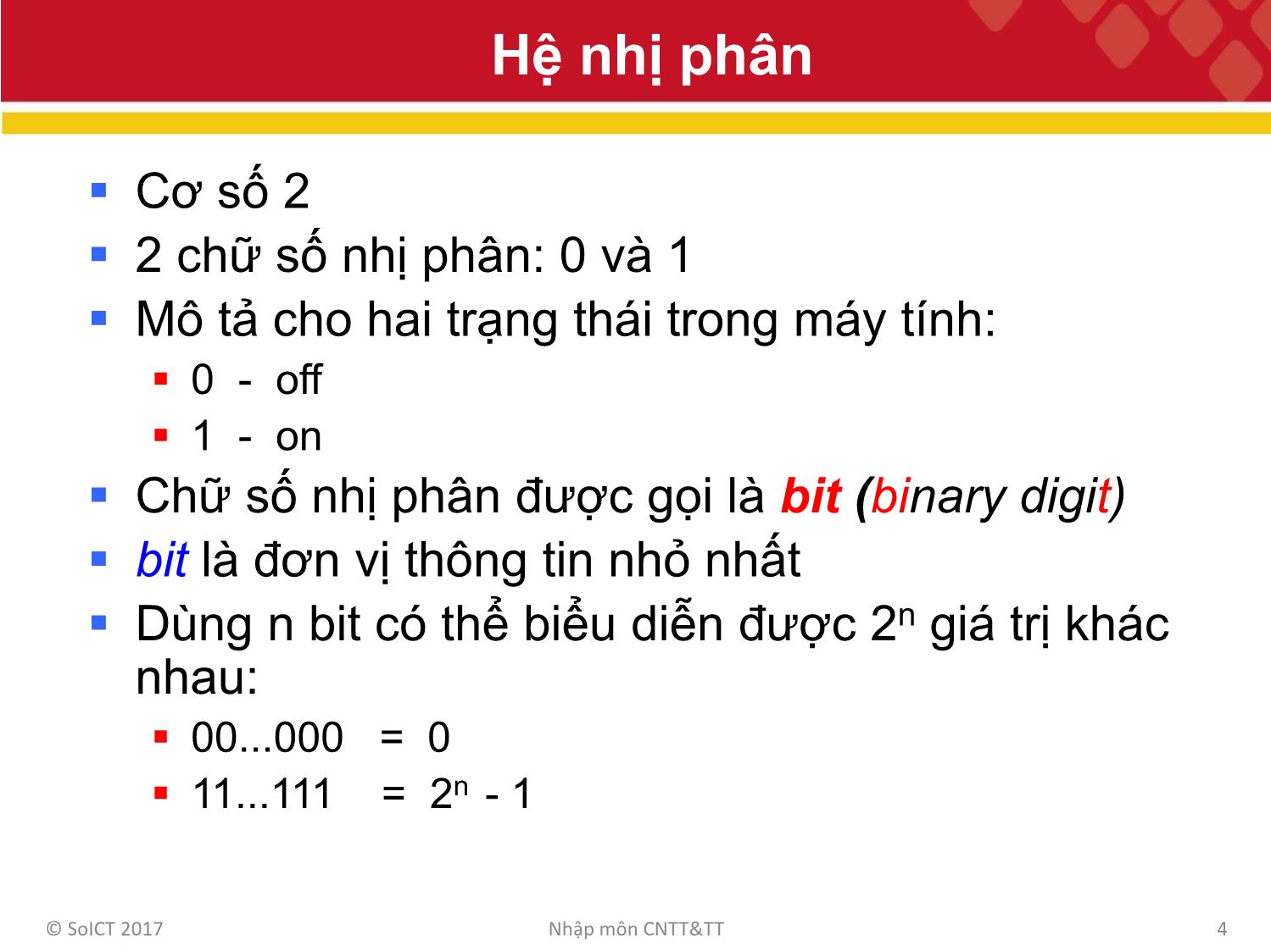 Bài giảng Công nghệ thông tin và truyền thông - Bài 4: Phần cứng và mạng máy tính trang 4