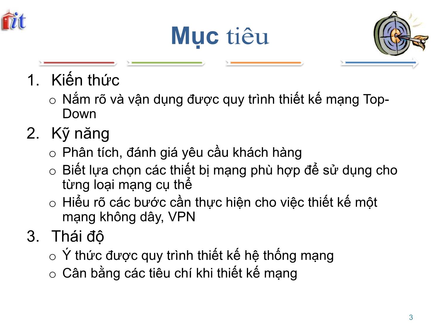 Bài giảng Hiết kế hệ thống mạng - Nguyễn Văn Quang trang 3