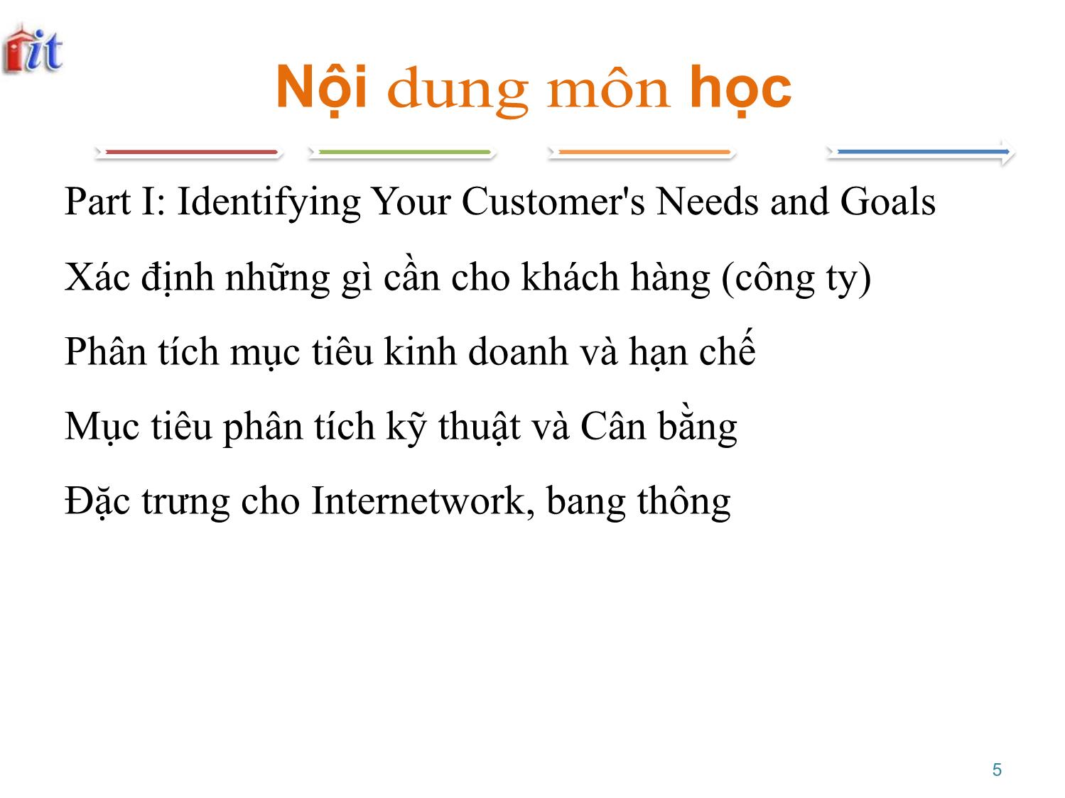 Bài giảng Hiết kế hệ thống mạng - Nguyễn Văn Quang trang 5