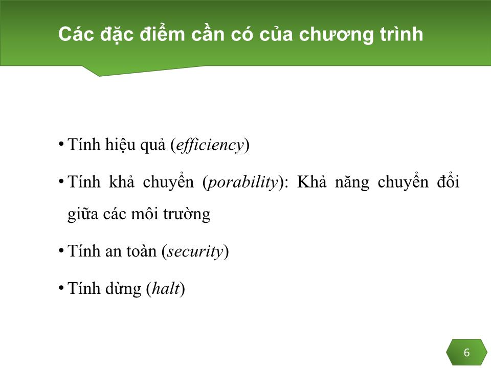 Bài giảng Lập trình C - Chương 1: Tổng quan về lập trình - Trần Minh Thái trang 5