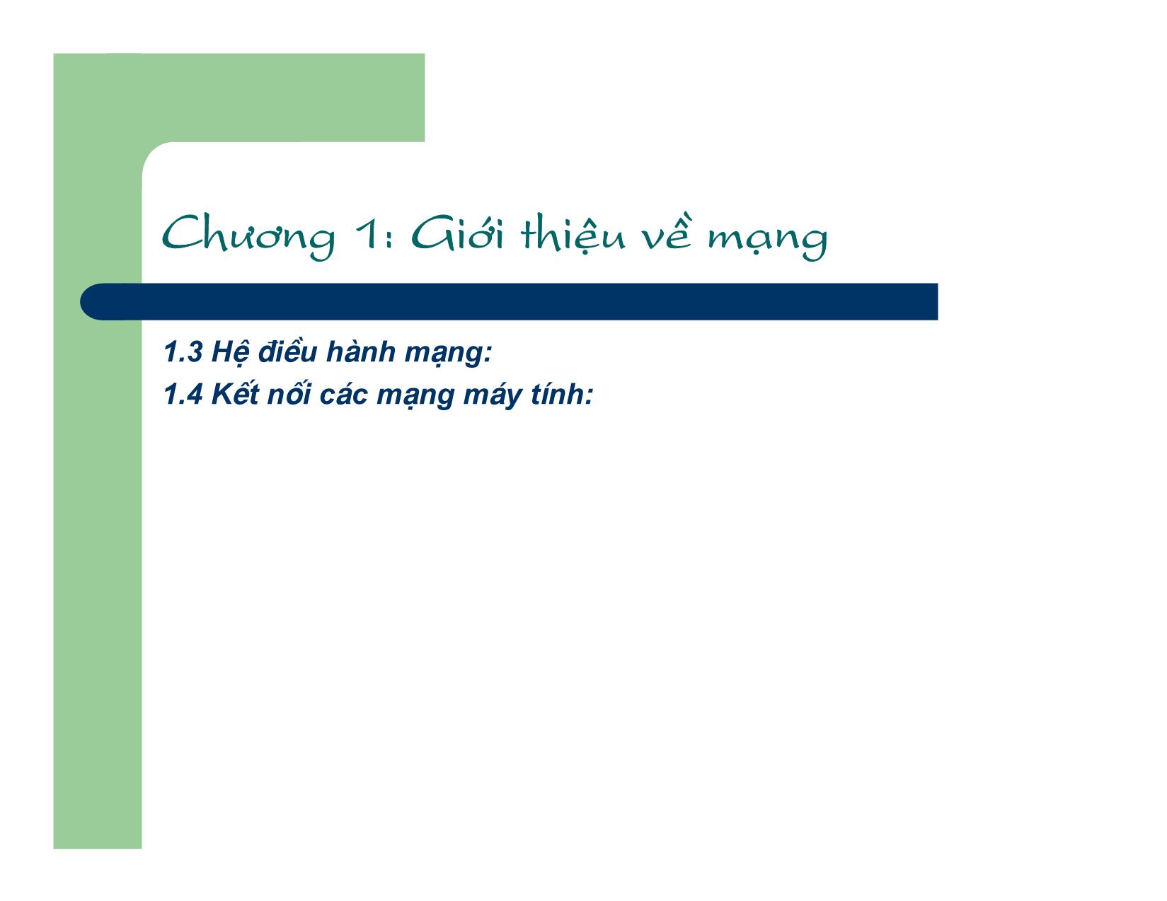 Bài giảng Mạng máy tính và hệ thống thông tin công nghệ - Giới thiệu về mạng - Đào Đức Thịnh trang 5