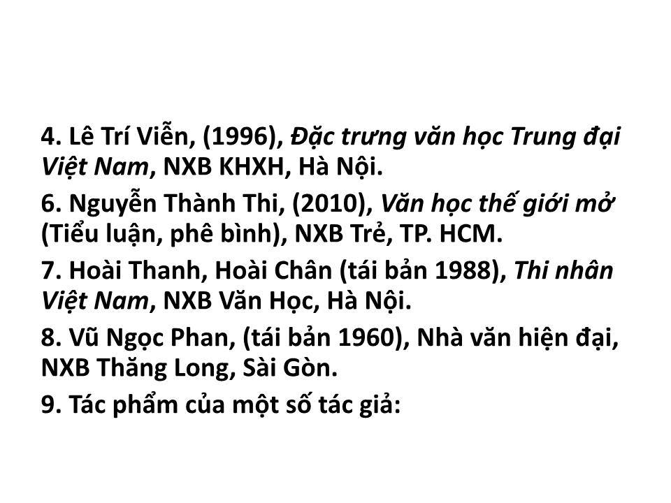 Bài giảng Một số tác giả, tác phẩm như là hiện tượng trong đời sống văn học hiện đại Việt Nam trang 2