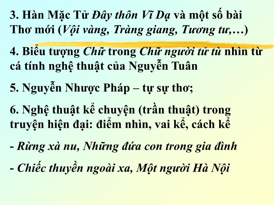 Bài giảng Quá trình hiện Đại hóa Văn học quốc ngữ Việt Nam trang 4