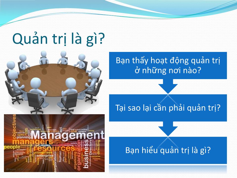 Bài giảng Quản trị học - Chương 1: Tổng quan quản trị học - Trần Nhật Minh trang 2