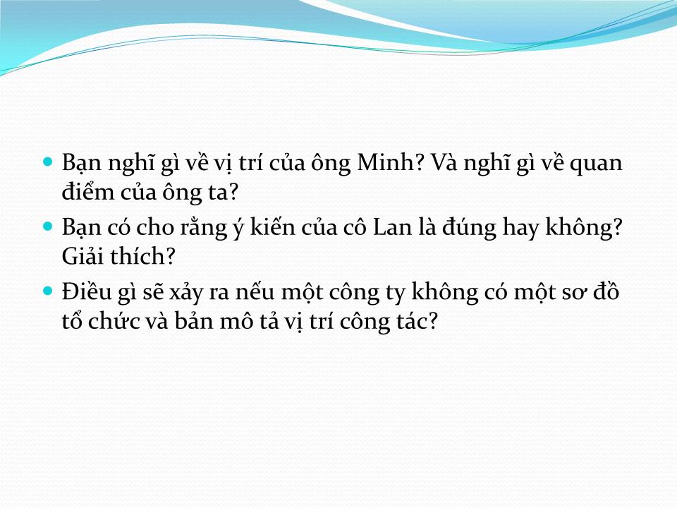 Bài giảng Quản trị học - Chương 8: Tổ chức - Trần Nhật Minh trang 2
