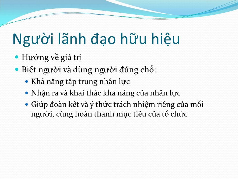 Bài giảng Quản trị học - Chương 9: Lãnh đạo - Trần Nhật Minh trang 5