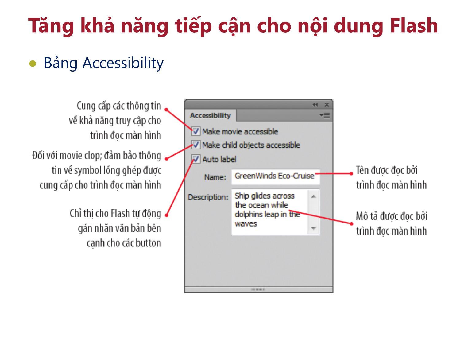 Bài giảng Thiết kế đa truyền thông với Adobe Flash CS6 - Học phần E trang 4