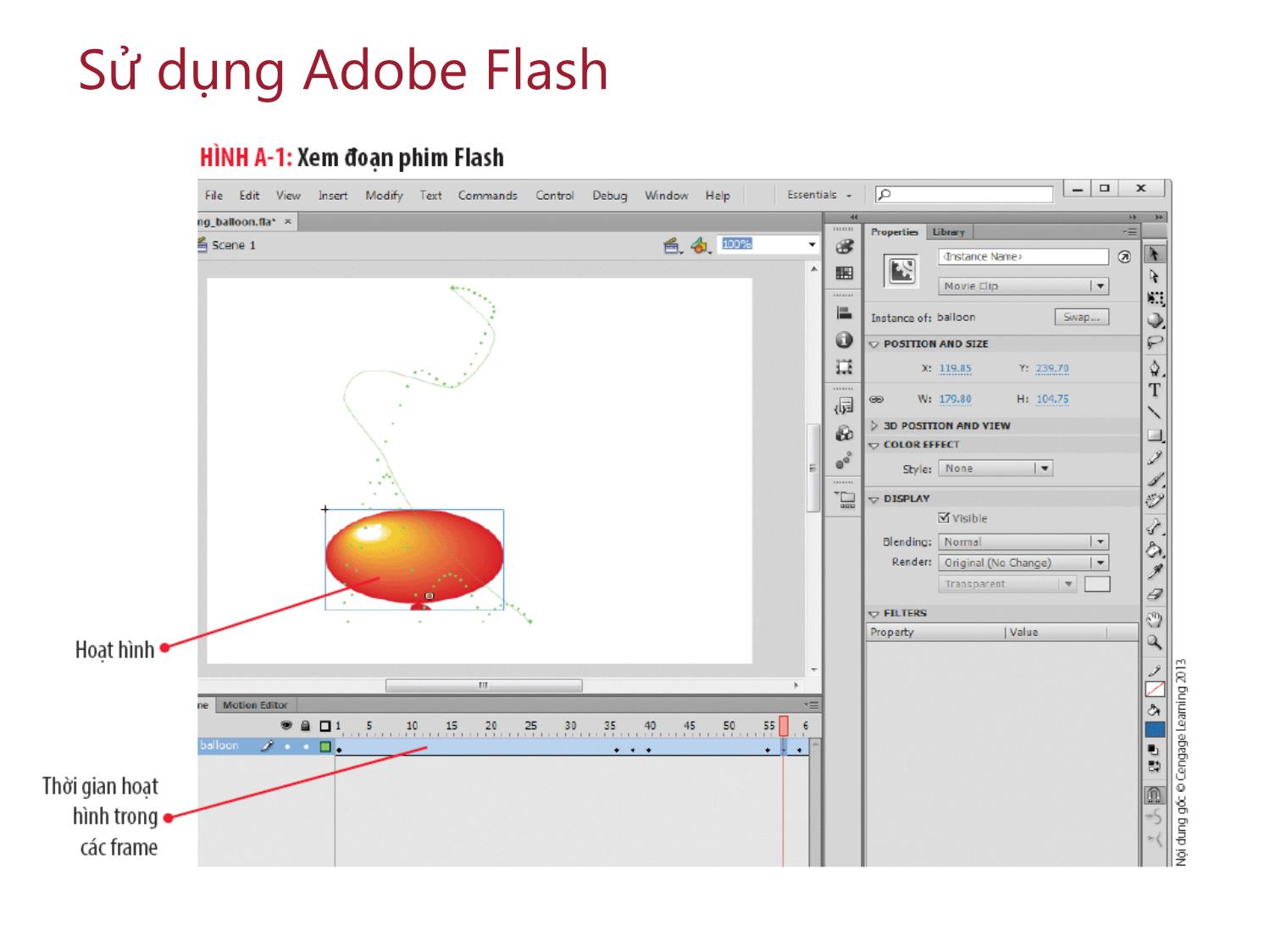 Bài giảng Thiết kế đa truyền thông với Adobe Flash CS6 - Học phần A trang 5