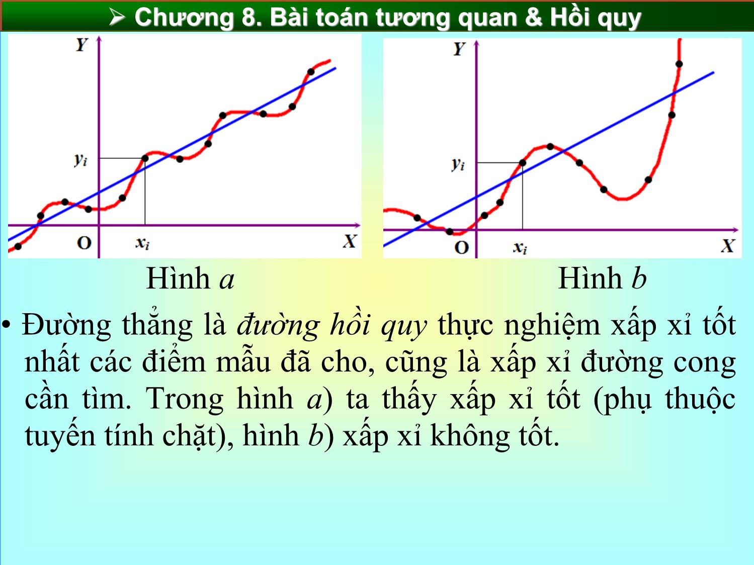 Bài giảng Xác suất và thống kê - Chương 8: Bài toán tương quan và hồi quy trang 5