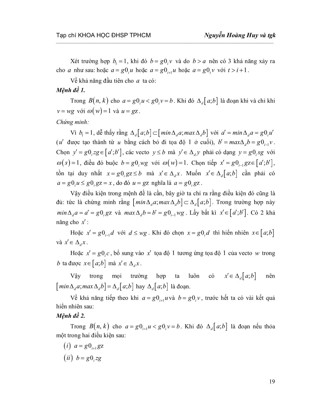 Bóng khuyết của một đoạn trong Poset các Vecto Boole trang 3