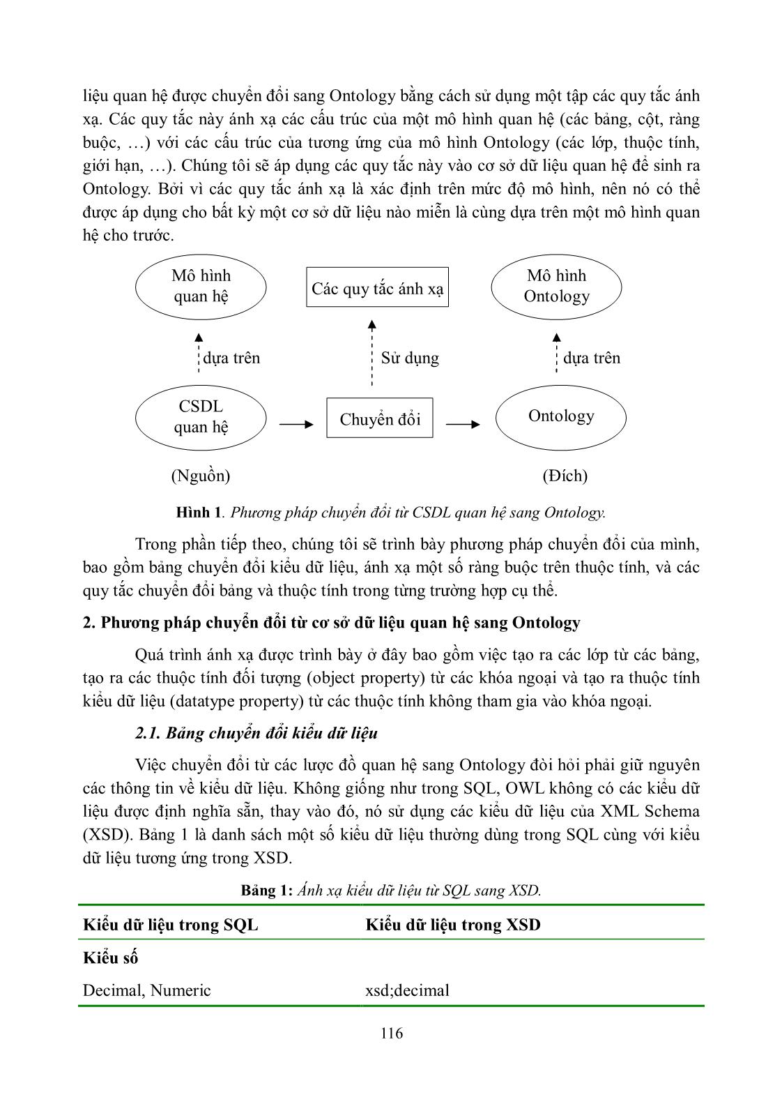 Chuyển đổi mô hình quan hệ sang mô hình ngữ nghĩa dựa trên Ontology trang 2