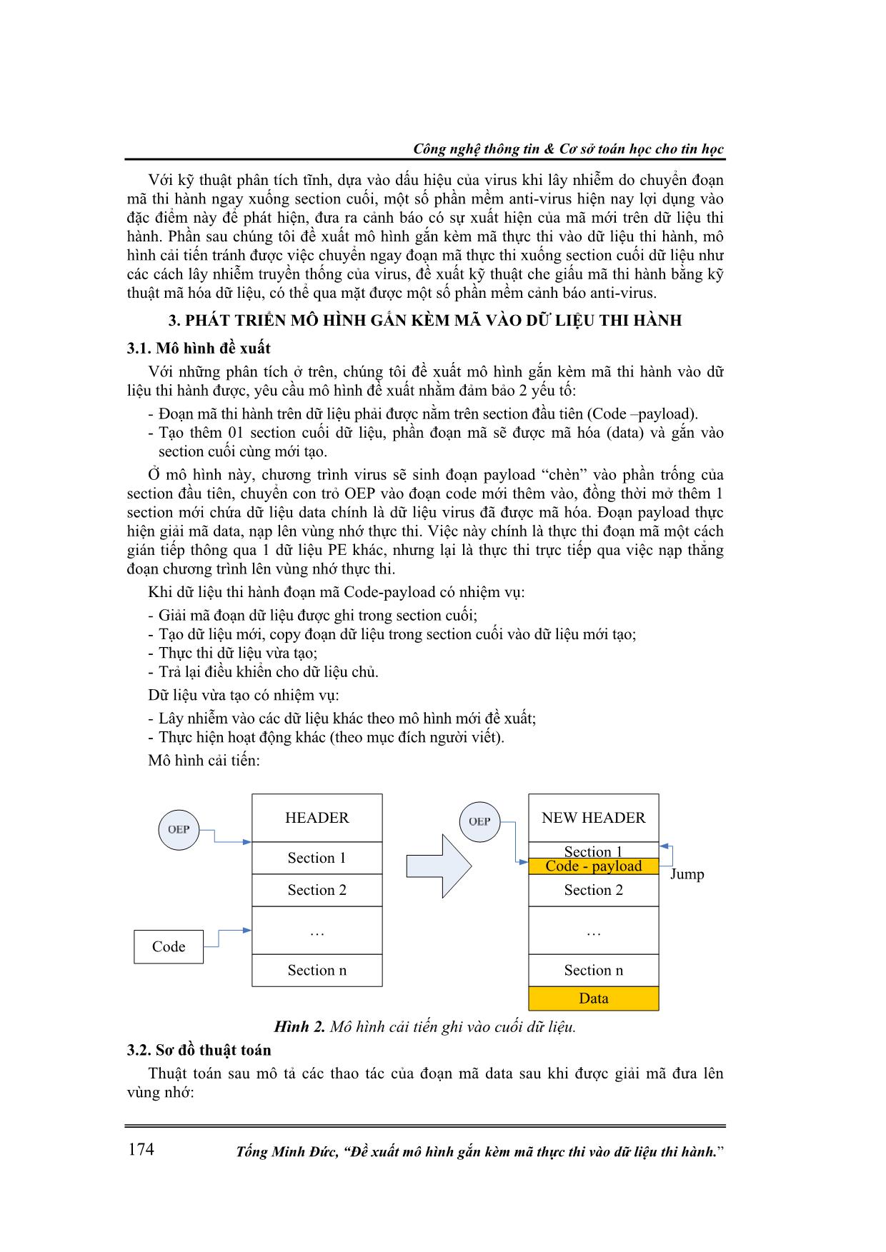 Đề xuất mô hình gắn kèm mã thực thi vào dữ liệu thi hành trang 4