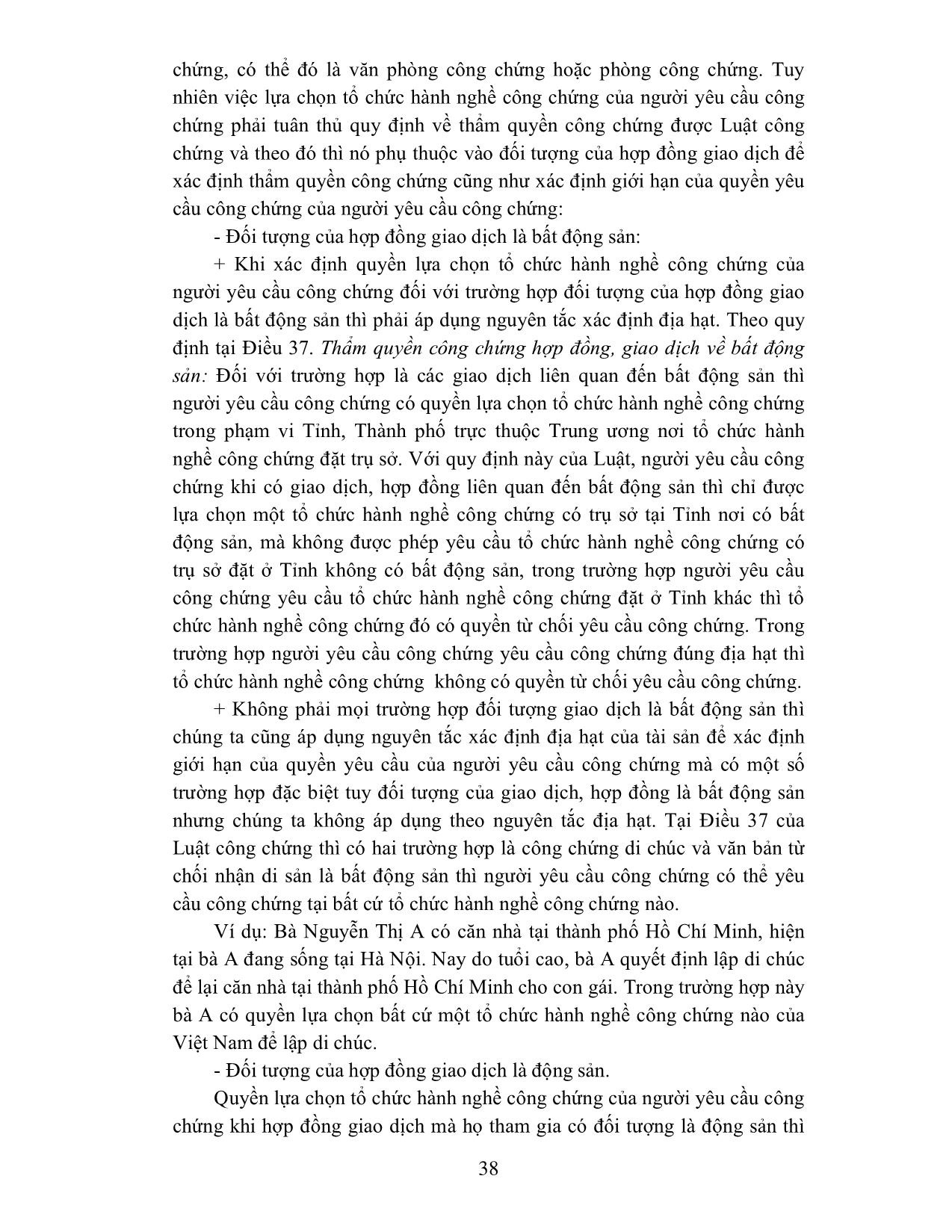 Giáo trình Công chứng và chứng thực (Phần 2) trang 2
