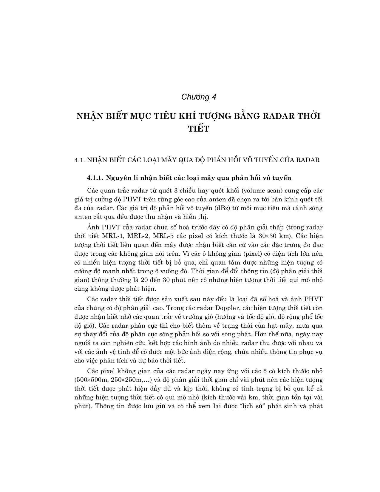 Giáo trình Khí tượng Radar (Phần 2) trang 1