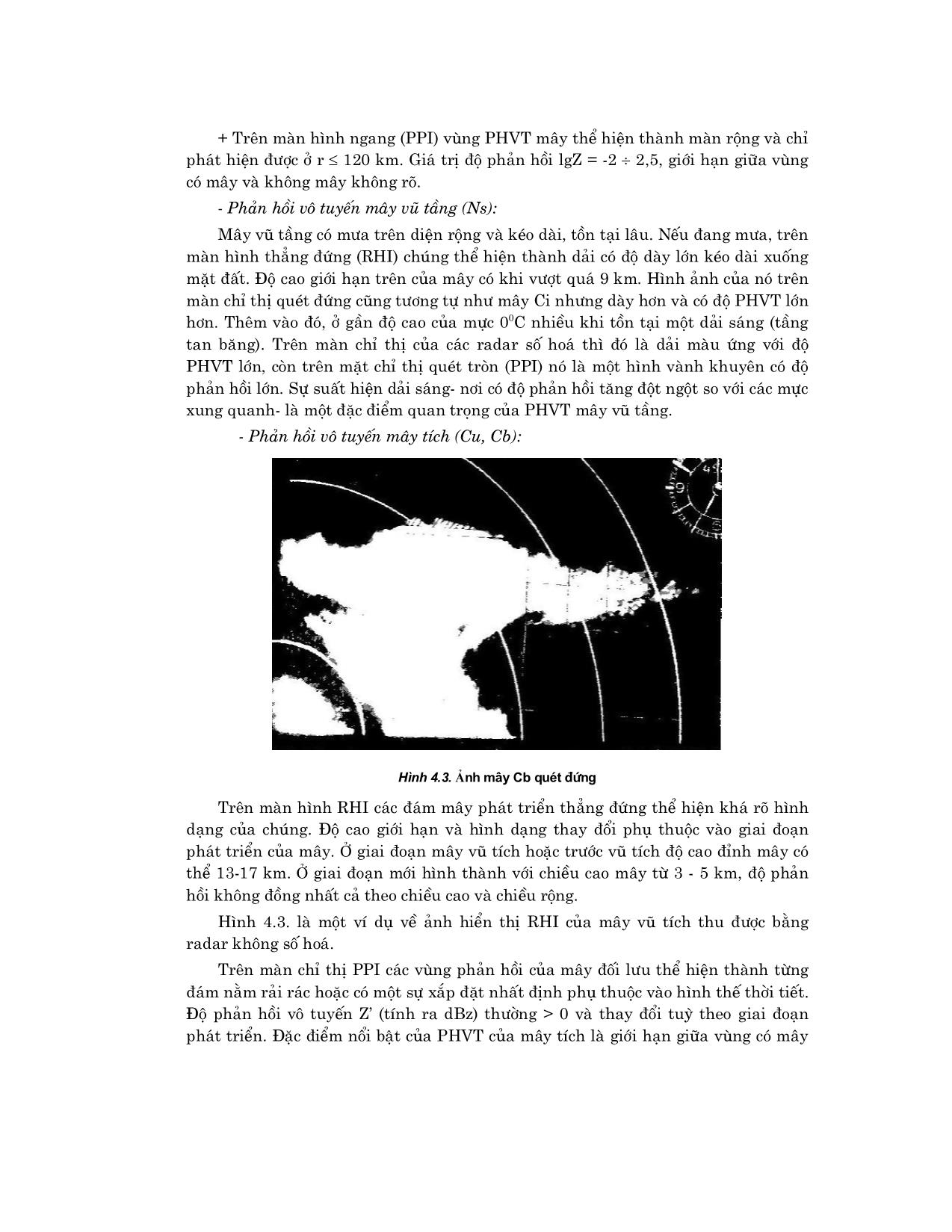 Giáo trình Khí tượng Radar (Phần 2) trang 4