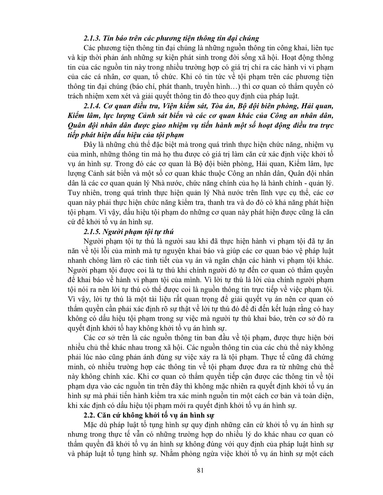 Giáo trình Luật tố tụng hình sự (Phần 2) trang 4