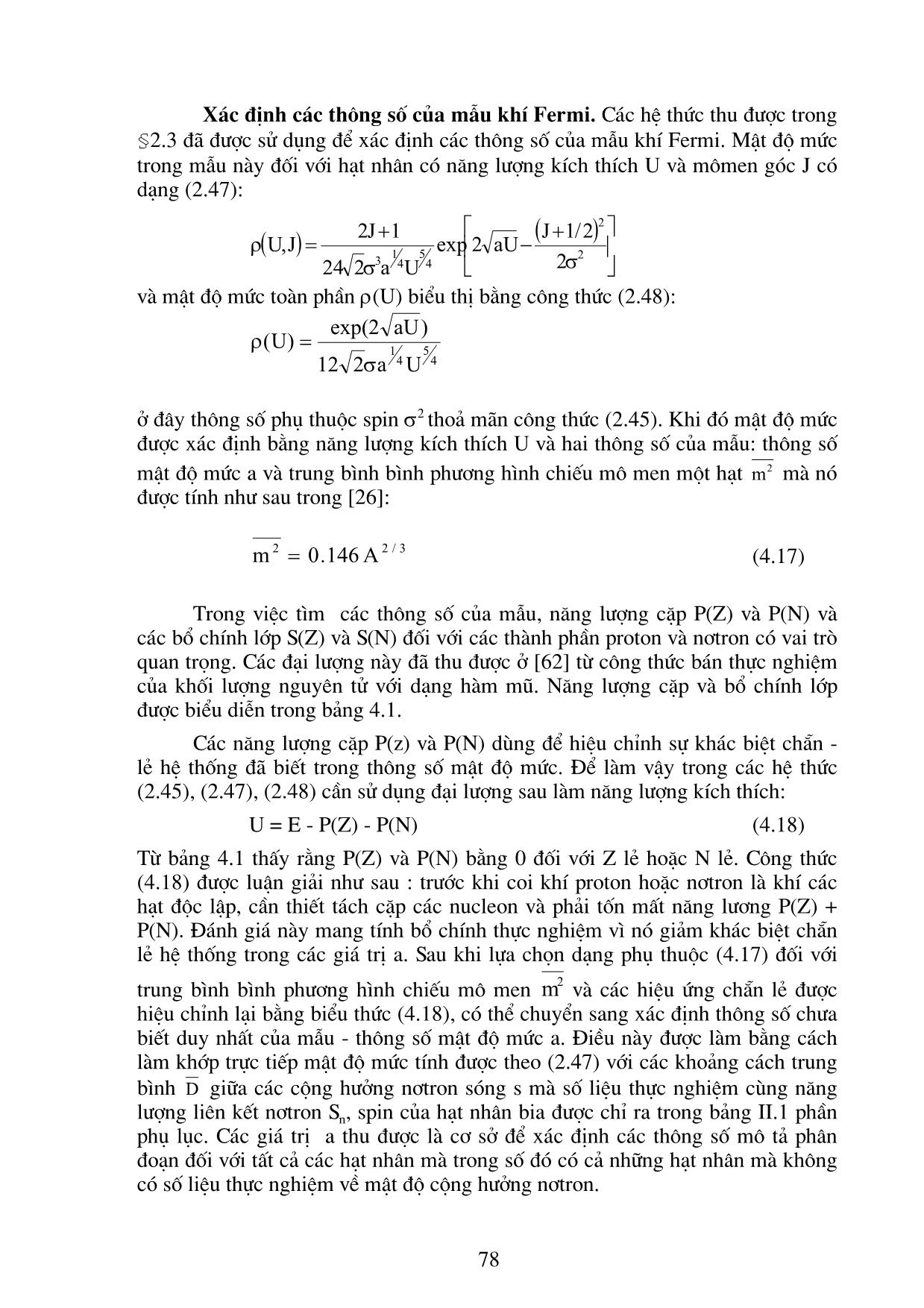 Giáo trình Mật độ mức hạt nhân (Phần 2) trang 4