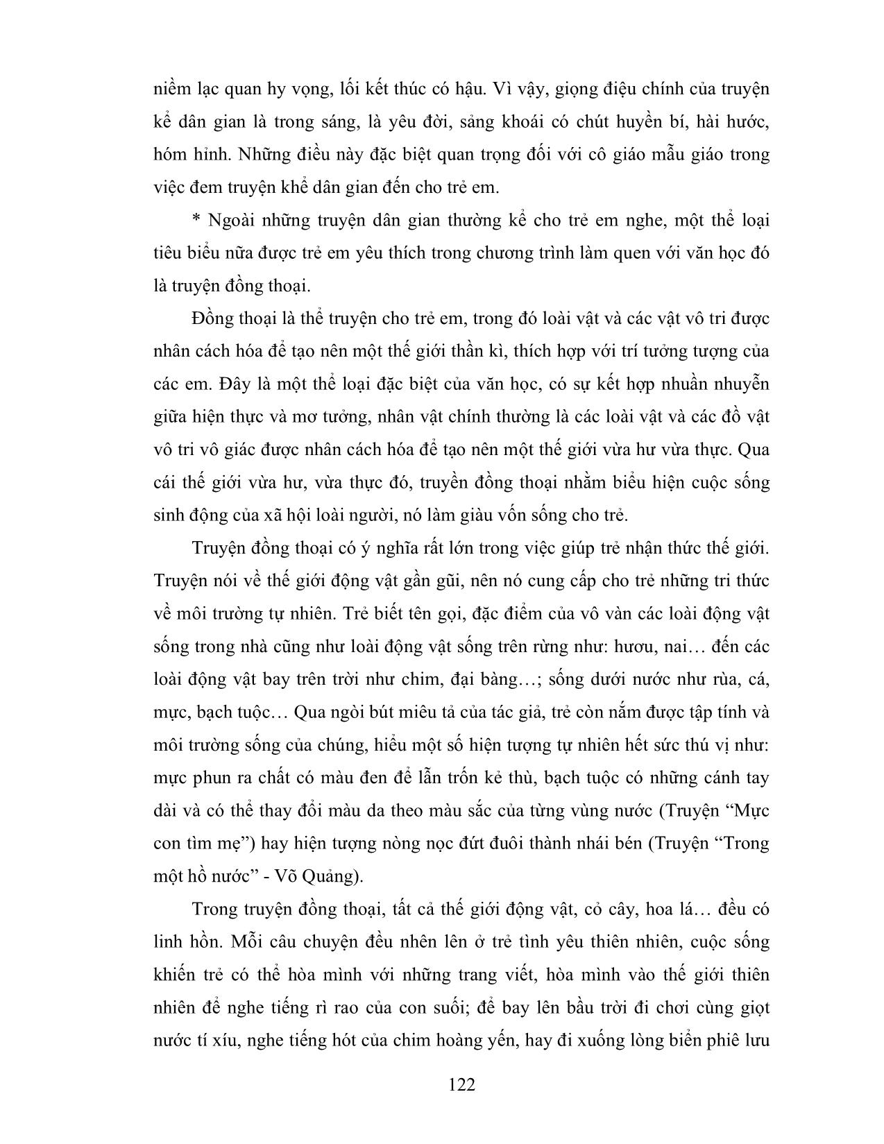 Giáo trình Phương pháp cho trẻ làm quen với tác phẩm văn học (Phần 2) trang 4