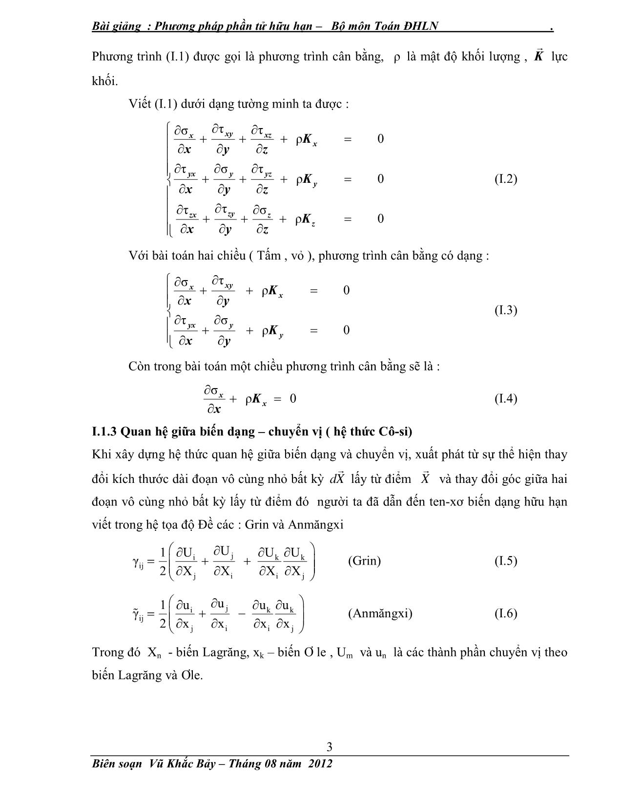 Giáo trình Phương pháp số (Phương pháp phần tử hữu hạn) trang 4
