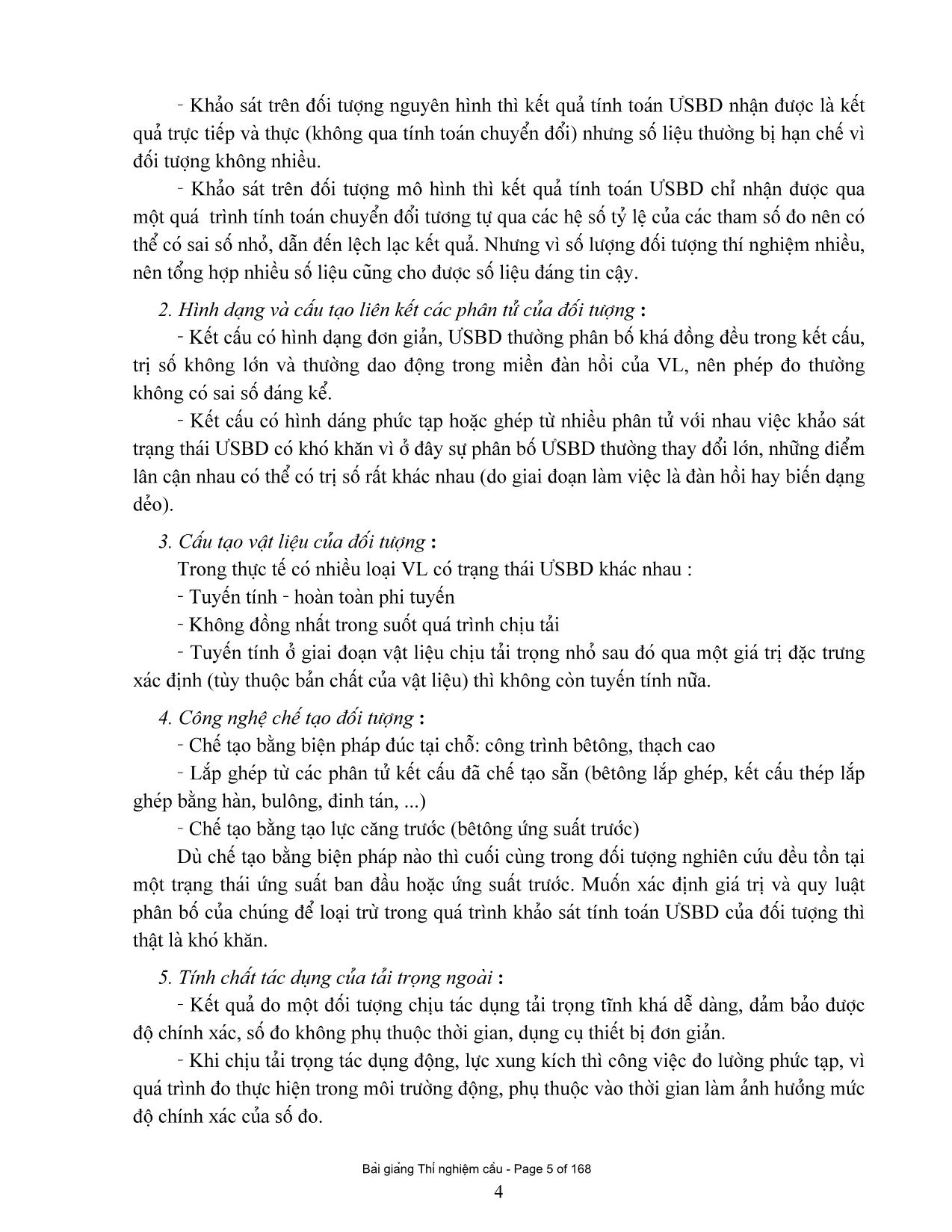 Giáo trình Thí nghiệm cầu trang 5