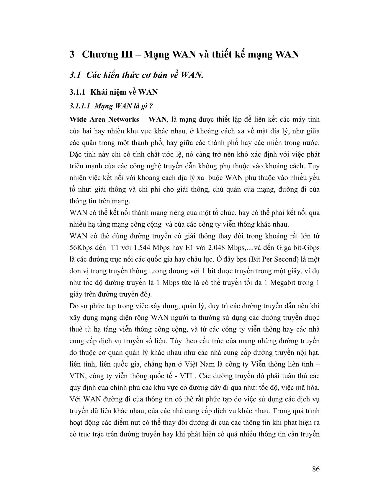 Giáo trình Thiết kế và xây dựng mạng Lan và Wan (Phần 2) trang 1