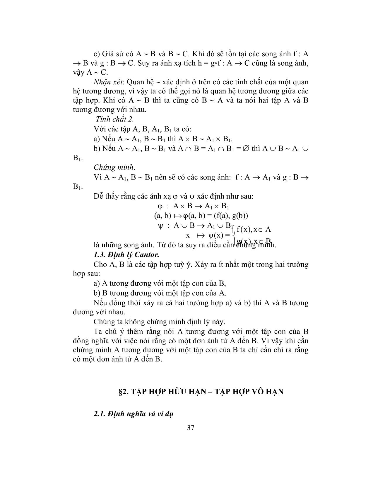 Giáo trình Toán cơ sở (Phần 2) trang 3