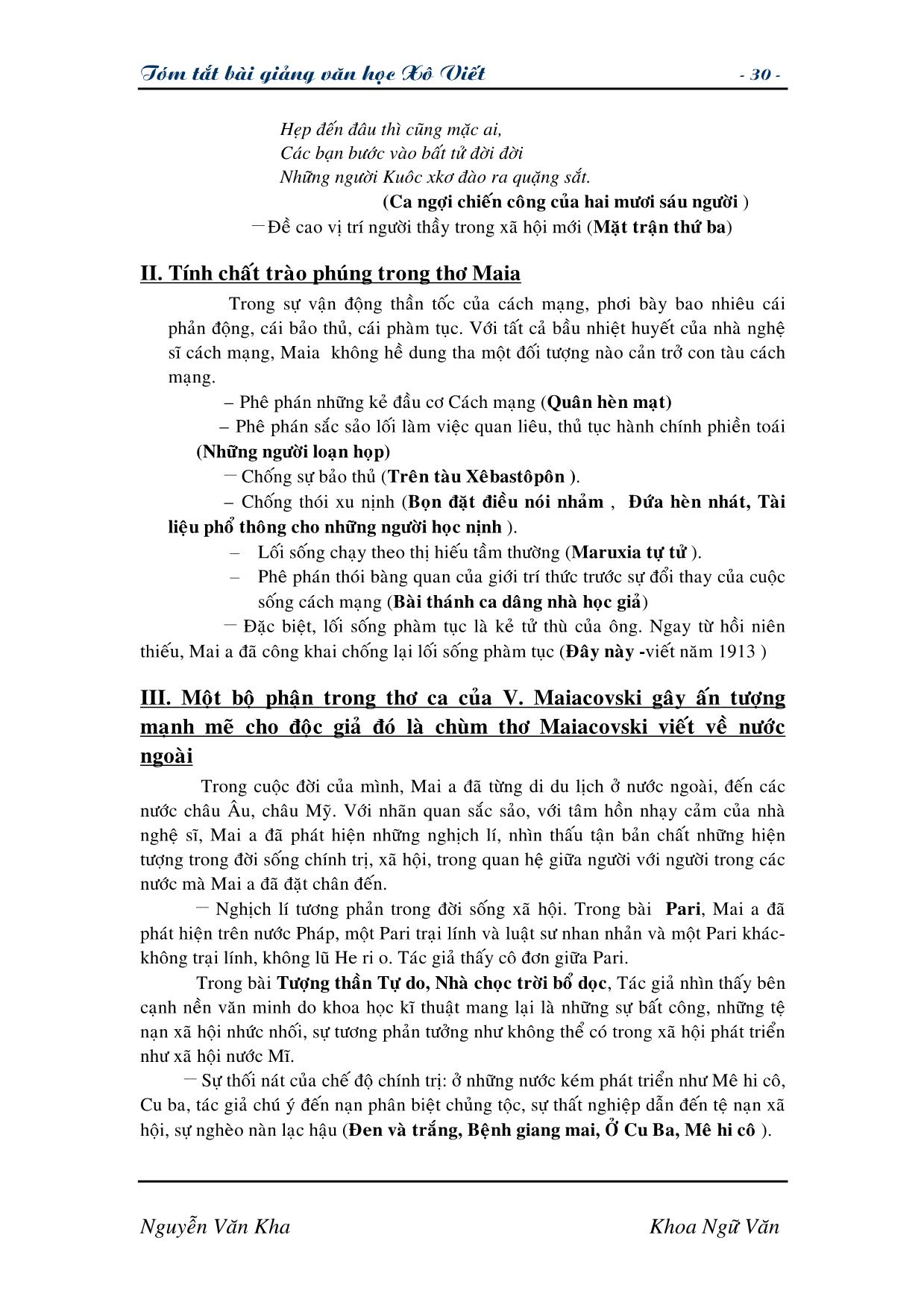 Giáo trình Văn học Xô Viết (Phần 2) trang 3