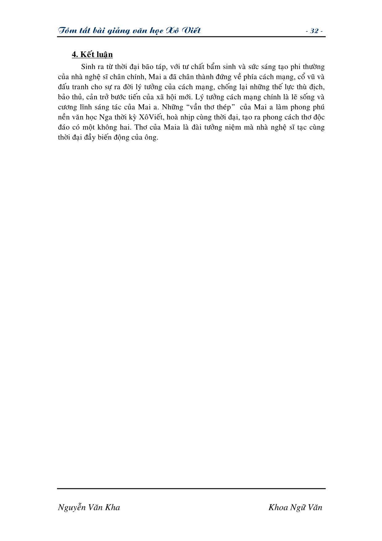 Giáo trình Văn học Xô Viết (Phần 2) trang 5