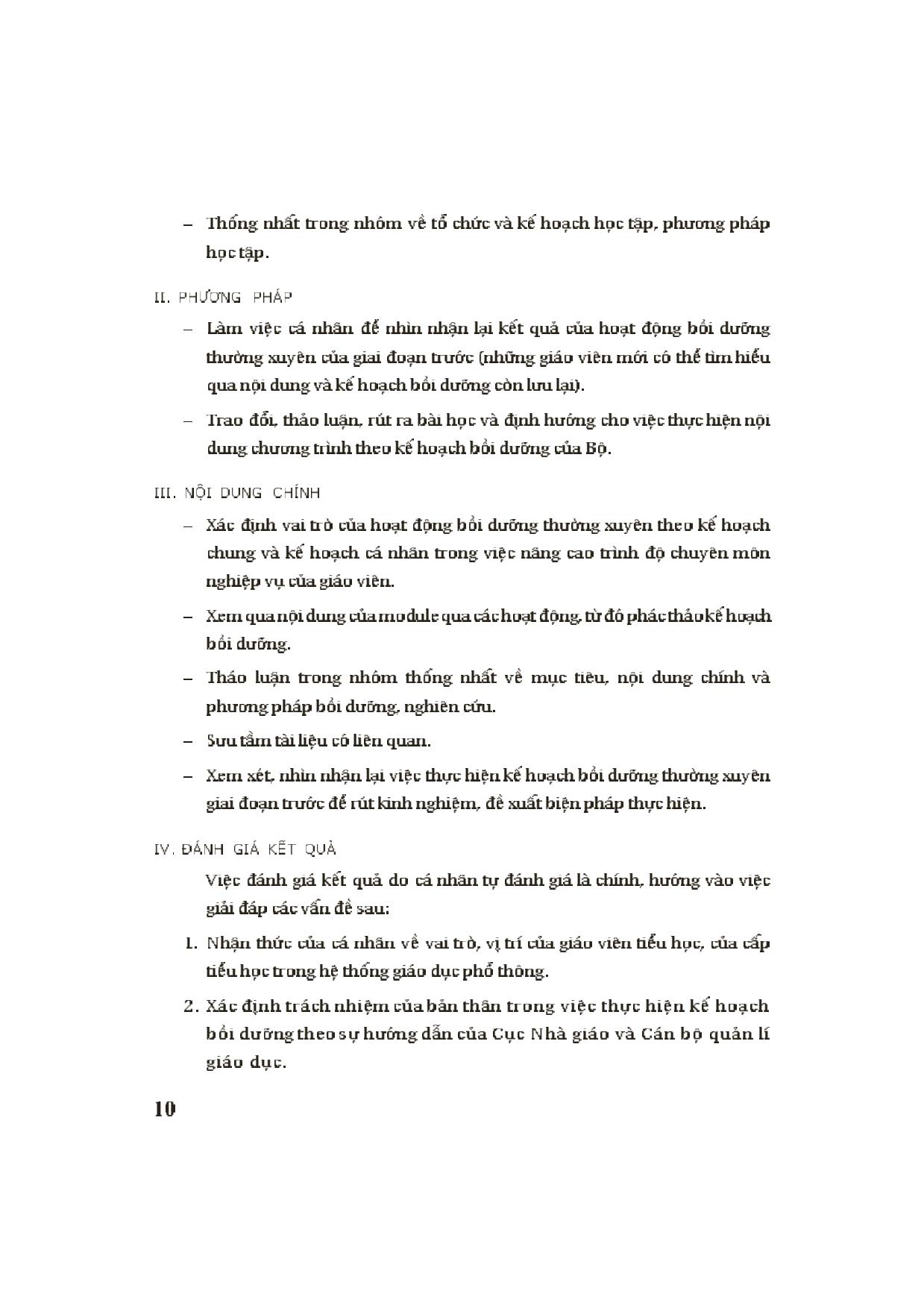 Module Tiểu học 1: Một số vấn đề về tâm lí dạy học ở Tiểu học trang 4