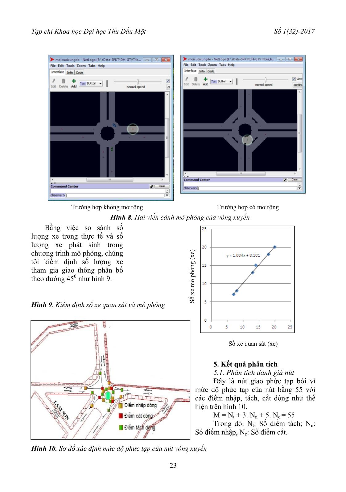 Nghiên cứu ảnh hưởng của việc mở rộng nút giao thông vòng xuyến trong môi trường xe gắn máy bằng phương pháp mô phỏng trang 5