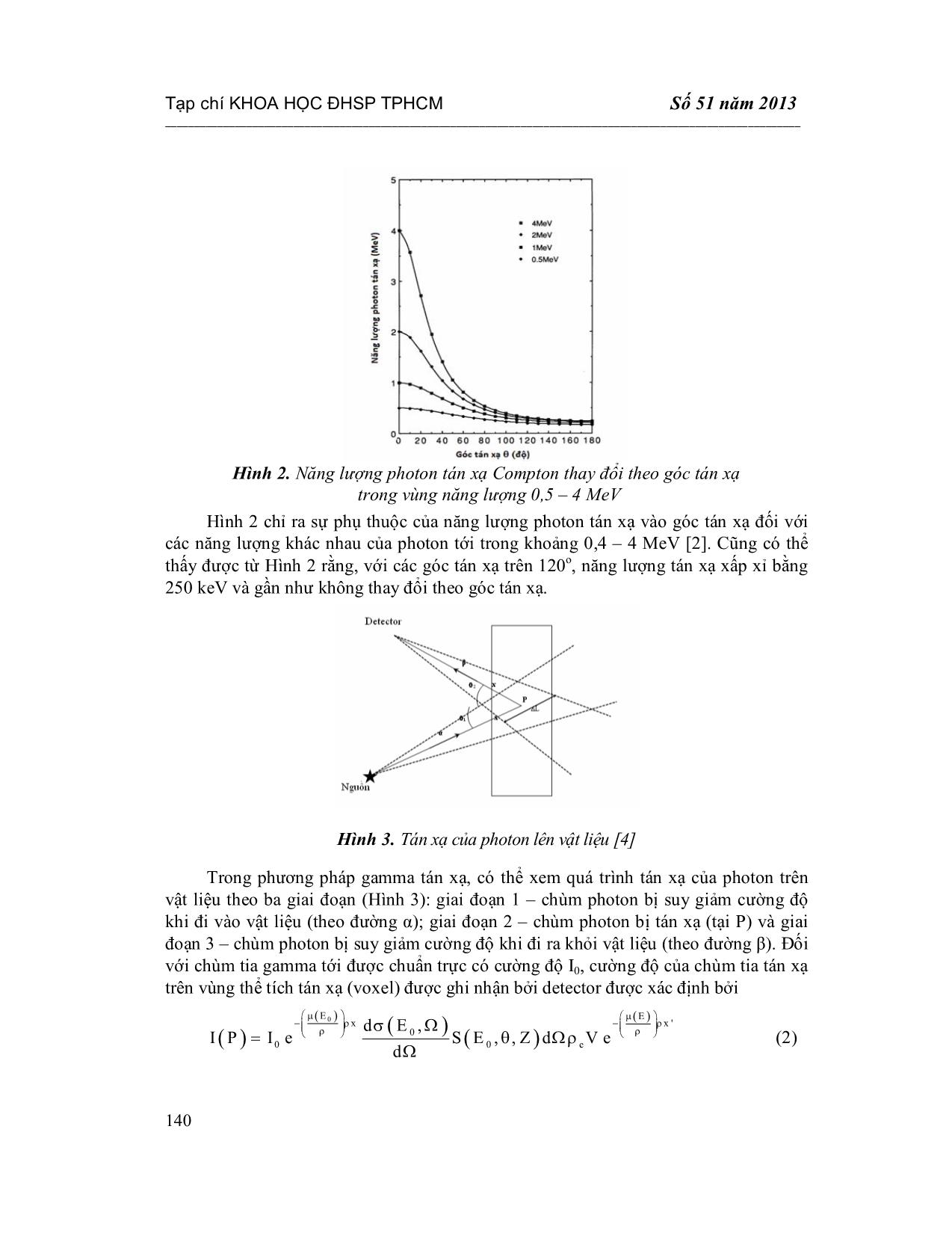 Nghiên cứu sự phụ thuộc cường độ chùm tia Gamma tán xạ ngược vào thể tích tán xạ bằng phương pháp Monte Carlo trang 3