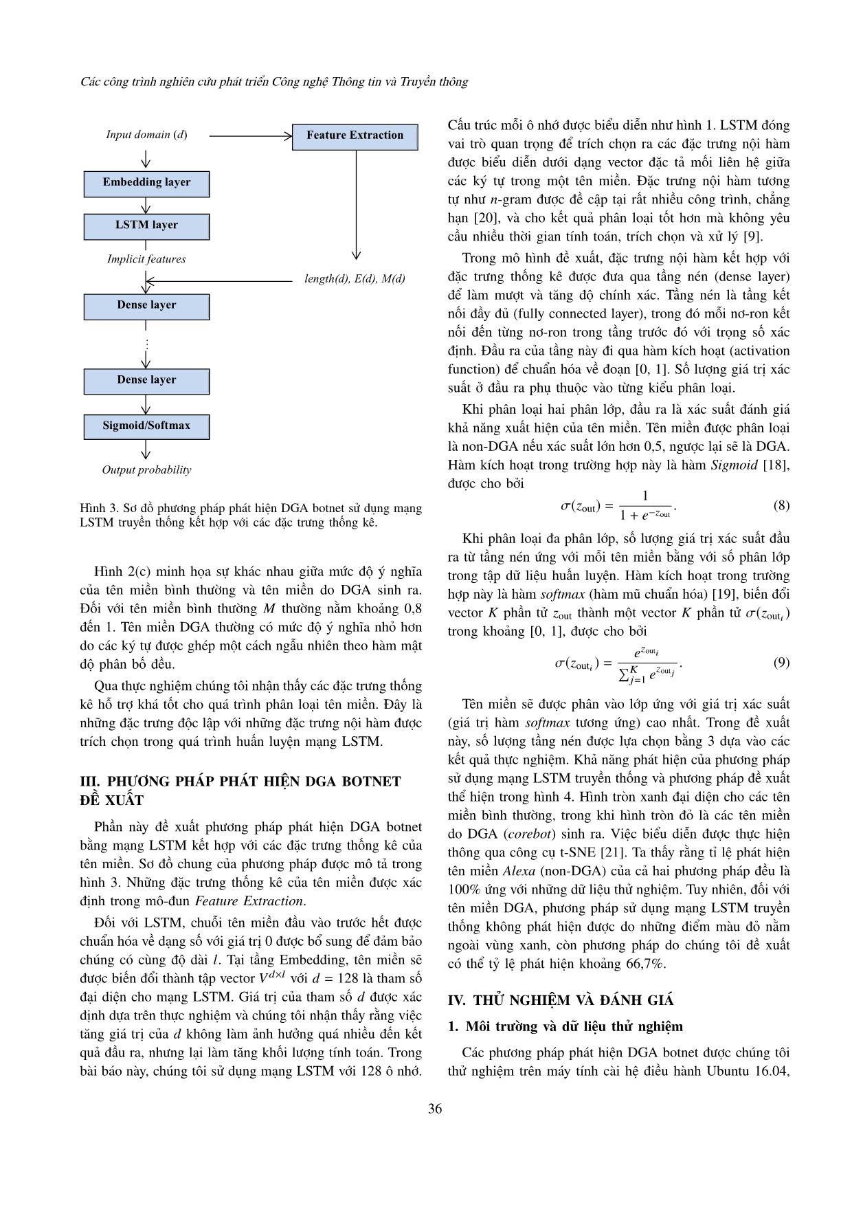 Phương pháp cải tiến LSTM dựa trên đặc trưng thống kê trong phát hiện DGA botnet trang 4