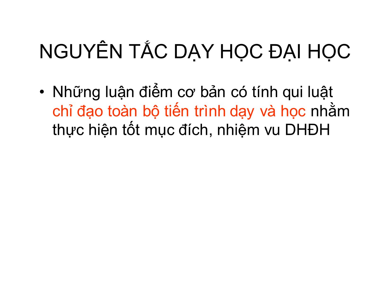 Qui luật và nguyên tắc dạy học Đại học trang 5