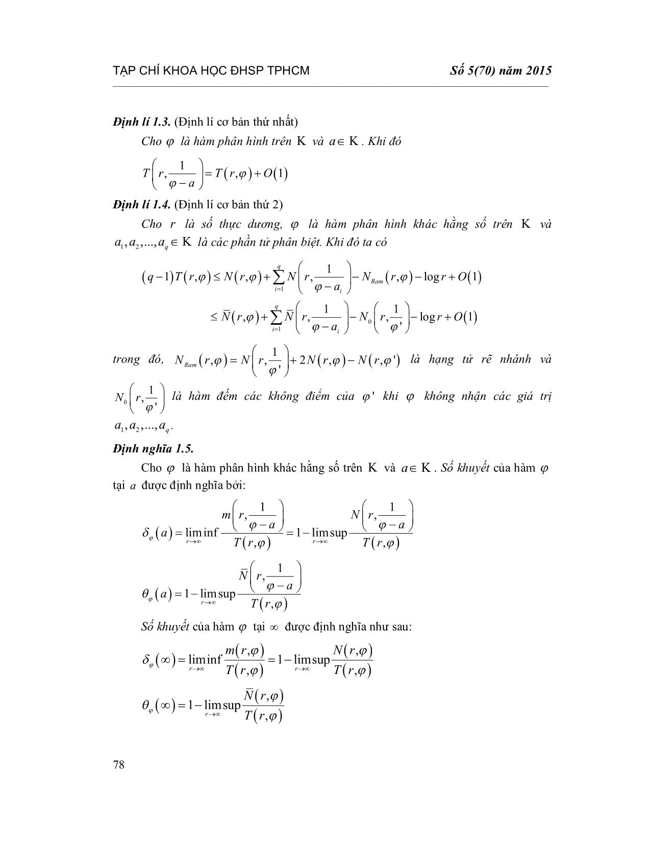 Số khuyết của hàm phân hình phi Acsimet trang 3
