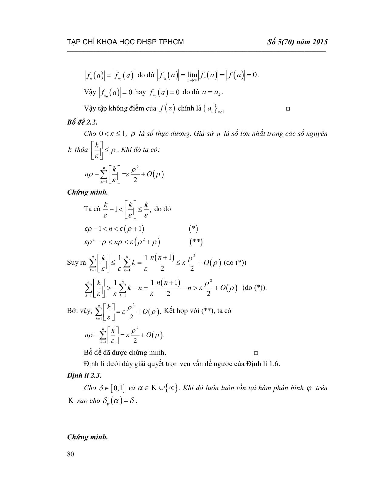 Số khuyết của hàm phân hình phi Acsimet trang 5