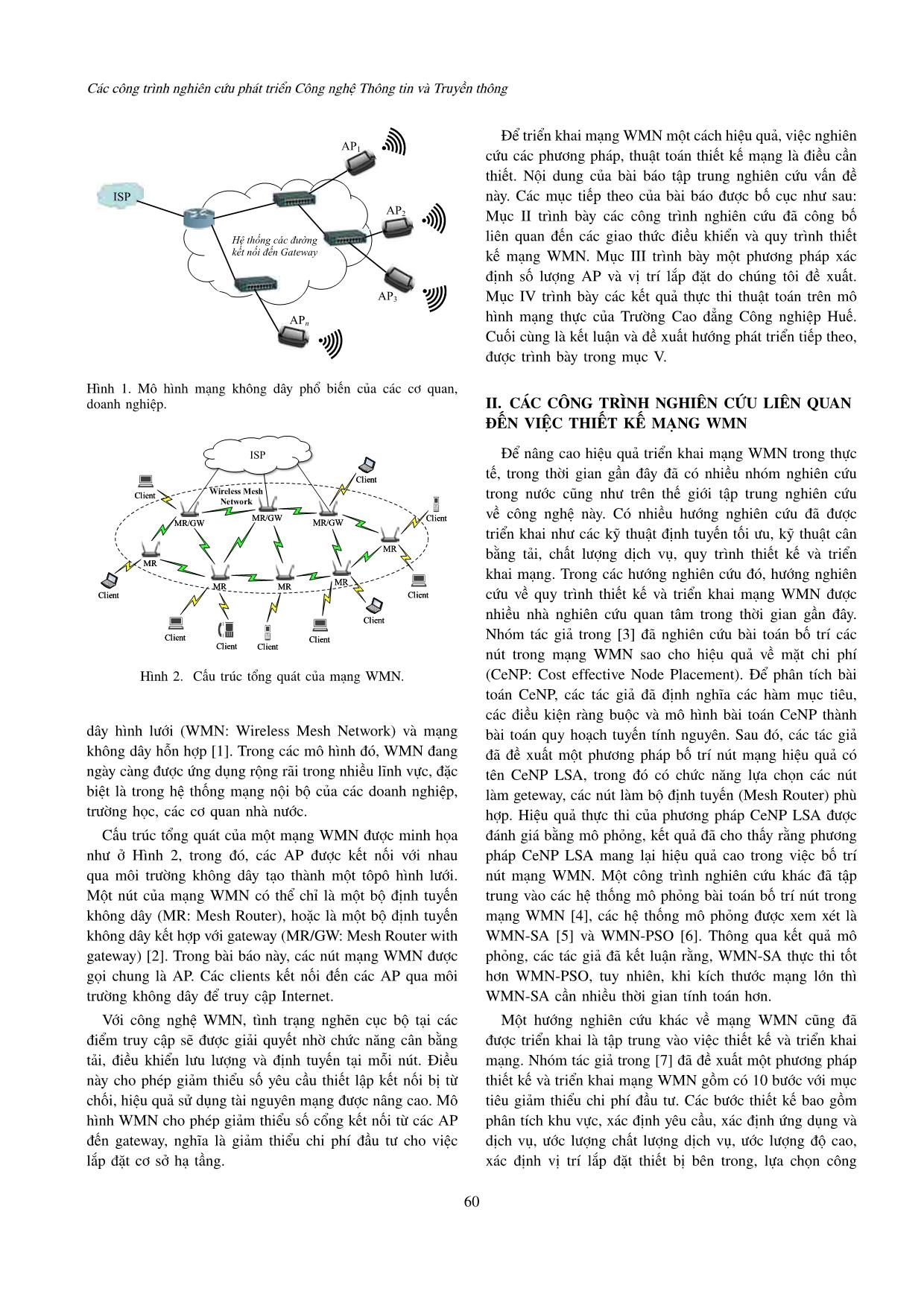 Thiết kế tôpô mạng không dây hình lưới: Một phương pháp mới sử dụng bài toán quy hoạch tuyến tính nguyên trang 2