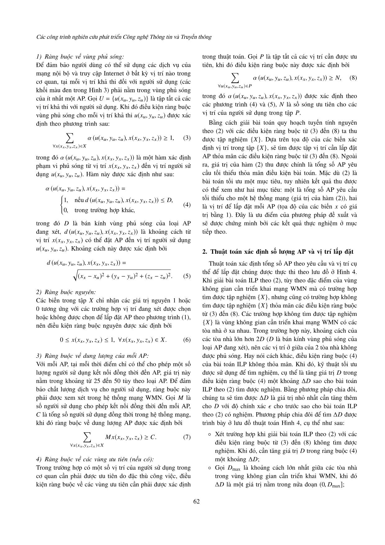 Thiết kế tôpô mạng không dây hình lưới: Một phương pháp mới sử dụng bài toán quy hoạch tuyến tính nguyên trang 4