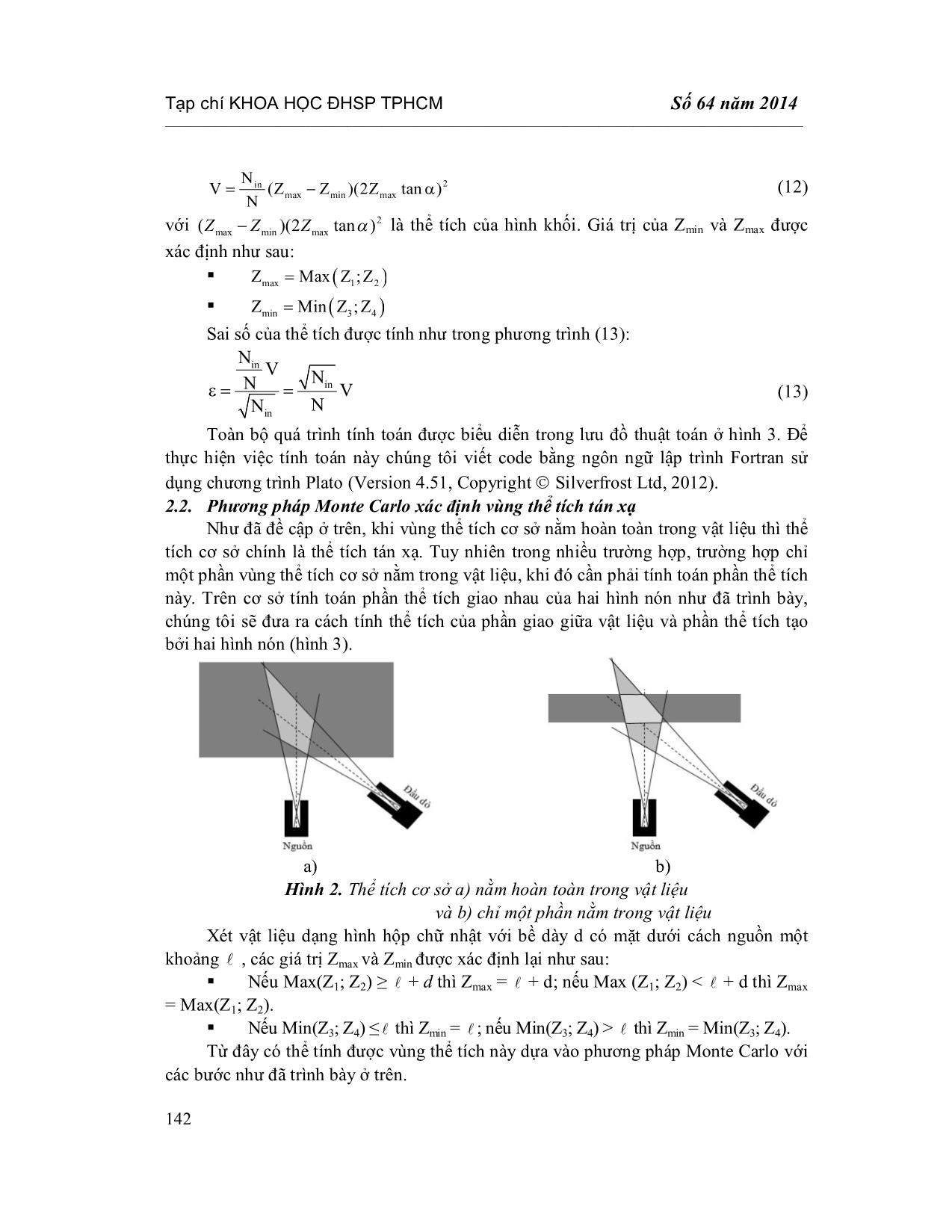 Xác định thể tích vùng tán xạ bằng phương pháp Monte Carlo trang 4