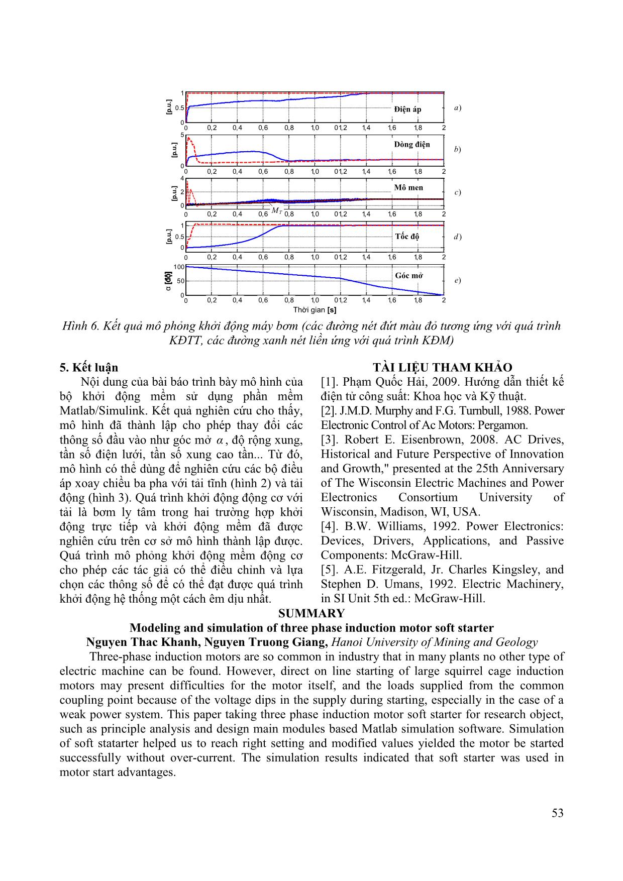 Xây dựng mô hình mô phỏng hệ thống khởi động mềm - động cơ không đồng bộ ba pha trang 5