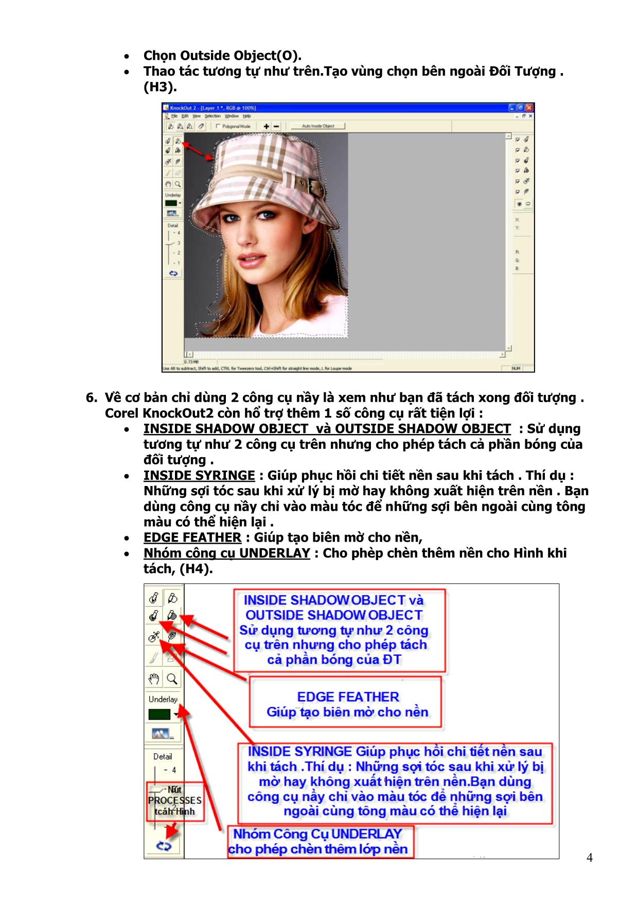 10 thủ thuật tách nền Corel Knockout 2 trang 4