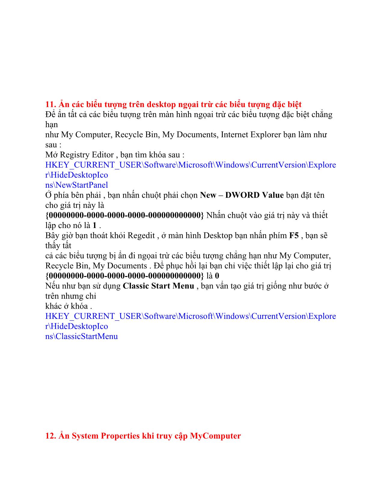 1001 thủ thuật máy tính (Phần 2) trang 4
