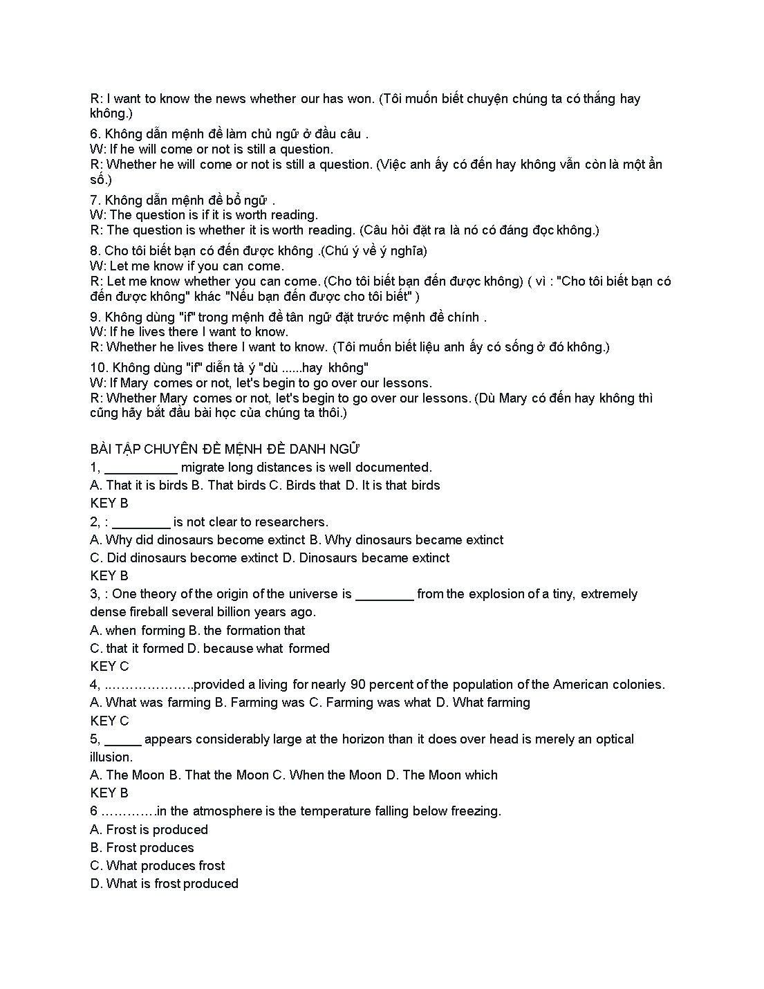 30 câu trắc nghiệm môn Tiếng Anh (kèm lời giải thích khá chi tiết) trang 3
