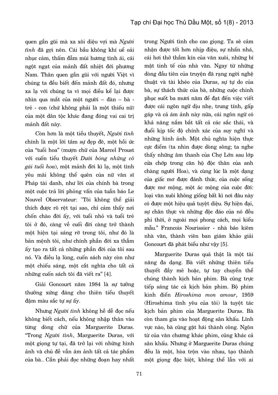 Arguerite Duras với tình yêu và ký ức về miền Nam Kì lục tỉnh trang 5