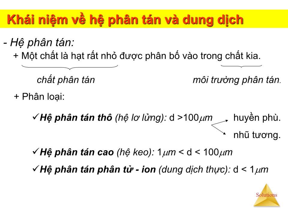 Bài giảng Dung dịch - Ngô Gia Lương trang 1